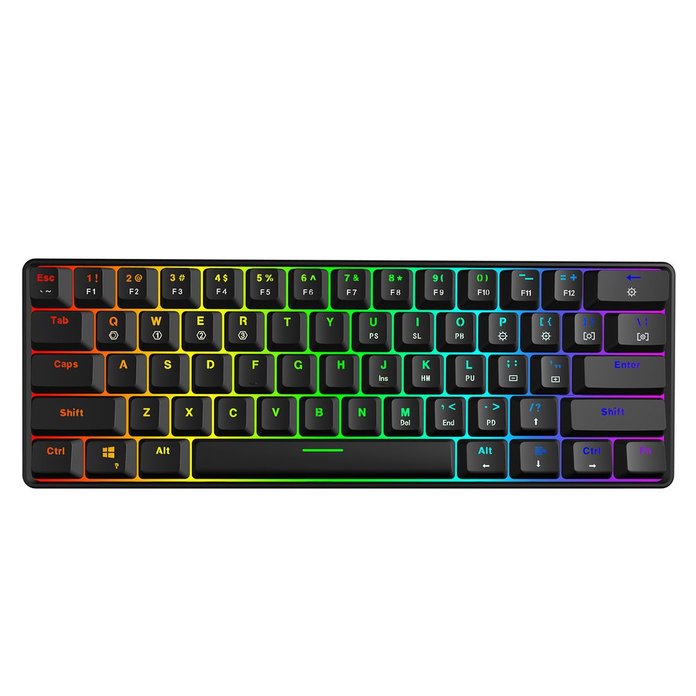 Gaming Keyboard Mini - SKYLOONG GK61 Мини Портативная 60% геймерская