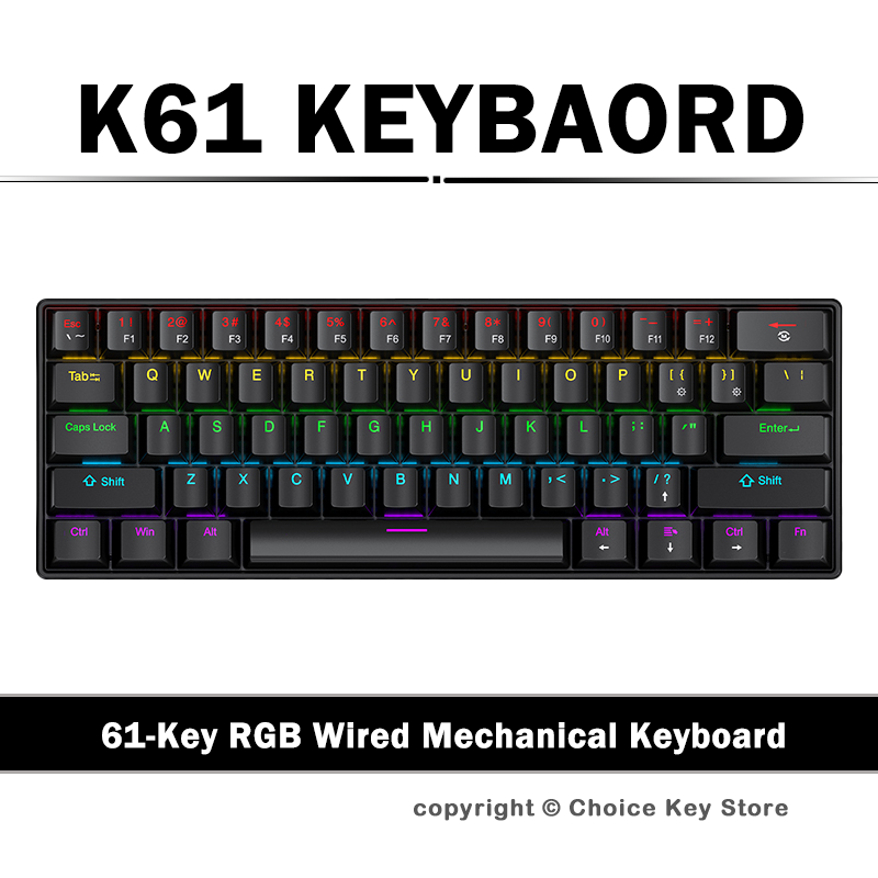 Проводная механическая игровая – обзор и цена Keyboard Gaming Blue Switch