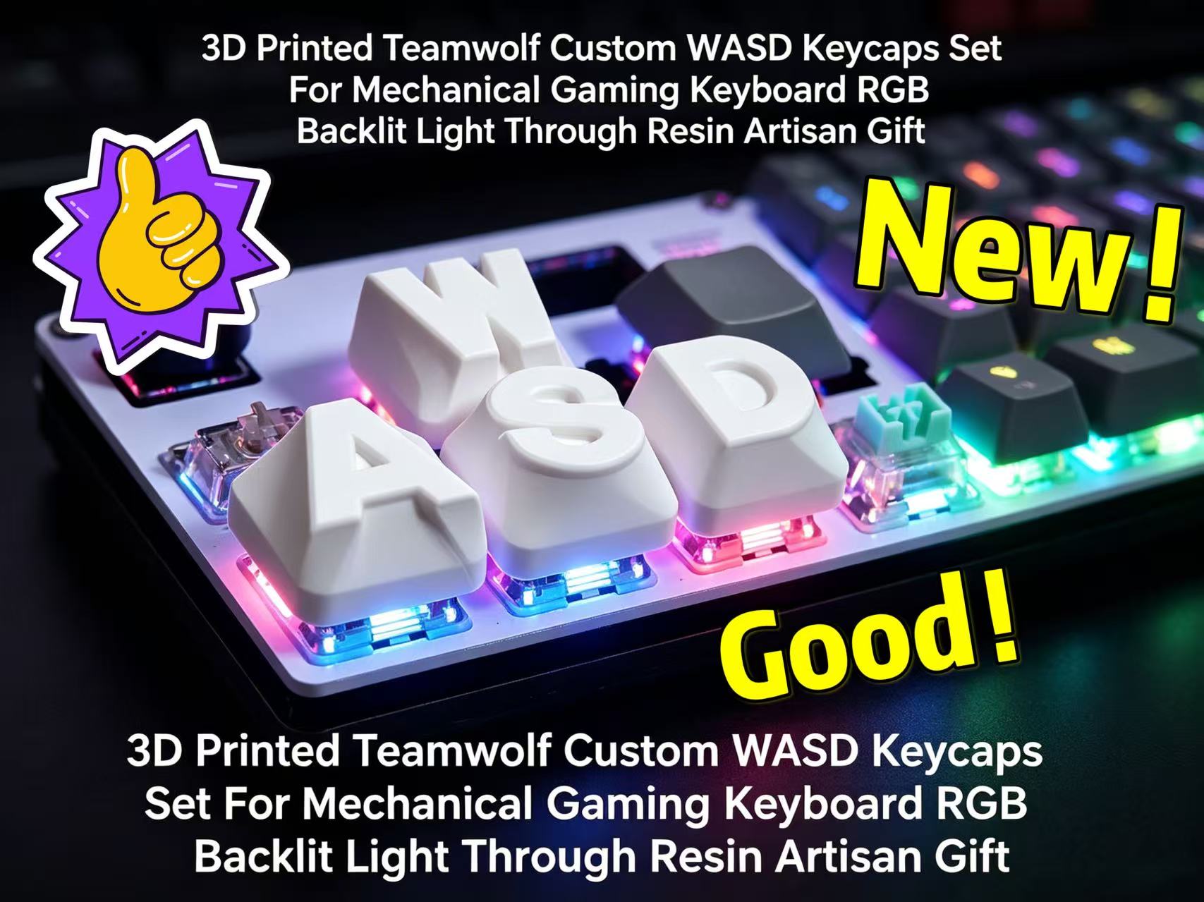 Набор кастомных 3D-печатных ко – обзор и цена Gaming Keyboard 2026