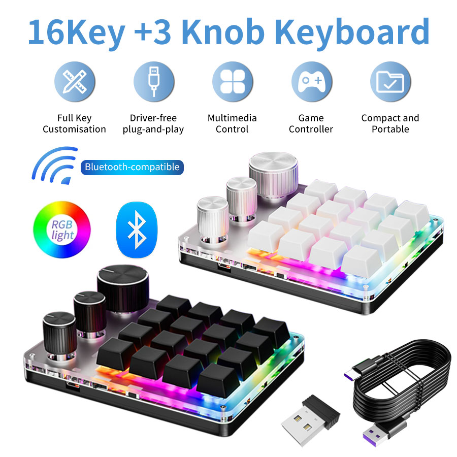 RGB беспроводная Bluetooth-кла – обзор и цена Gaming Keyboard Mini