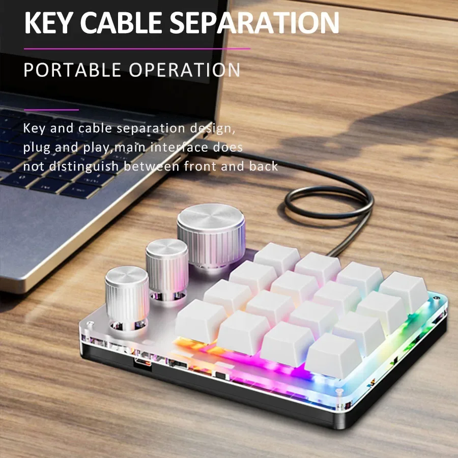 RGB беспроводная Bluetooth-кла – обзор и цена Gaming Keyboard Mini