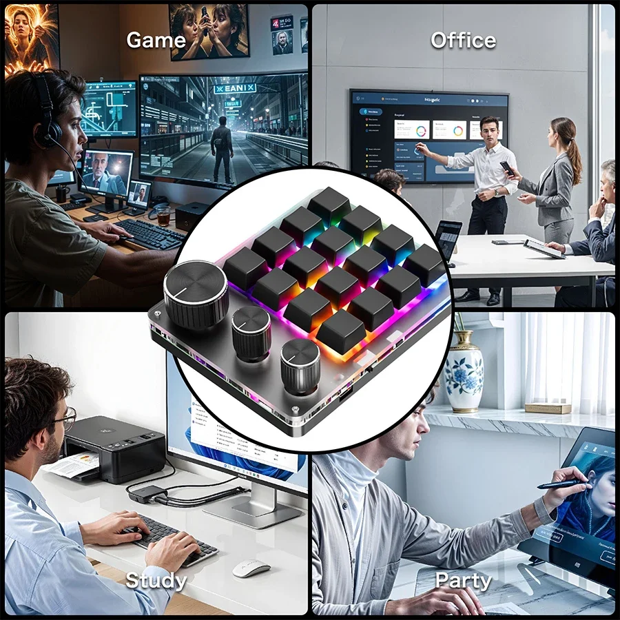 RGB беспроводная Bluetooth-кла – обзор и цена Gaming Keyboard Mini