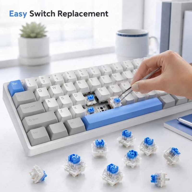 DT21 100 шт. переключателей дл – обзор и цена Keyboard Gaming Blue Switch